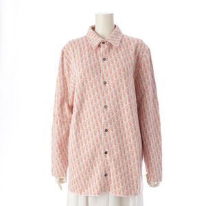 Christian Dior 20SS Cotton Oblique All Over Pattern Long Sleeve Shirt Tops